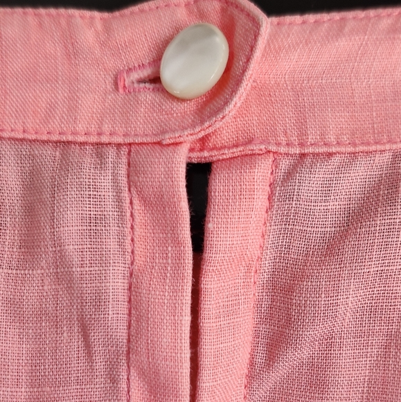 YSL Rive Gauche Vintage Linen Blouse - Picture 8 of 9